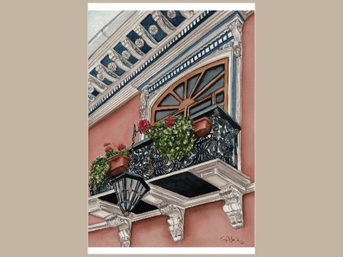 Cuenca Balcony Giclée Print