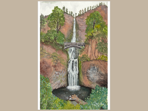 Multnomah Falls Giclée Print