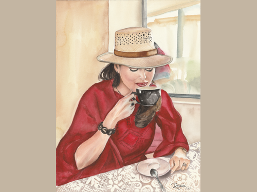 Coffee Break Giclée Print