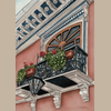 Cuenca Balcony Giclée Print