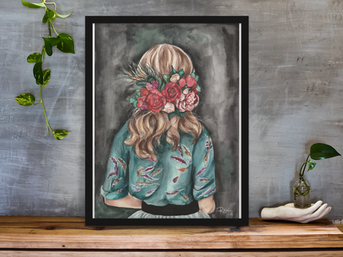 Flower Girl Giclée Print