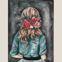 Flower Girl Giclée Print