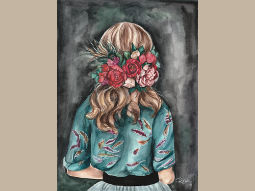Flower Girl Giclée Print