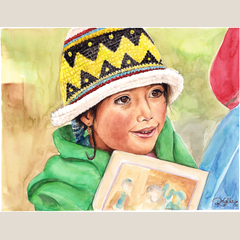 Eager to Learn Giclée Print