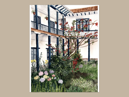 Reproducción Giclée Jardín Secreto