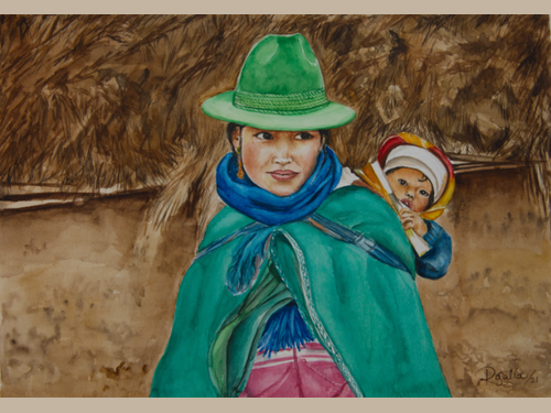 High in the Andes Giclée Print