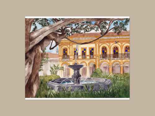 Reproducción Giclée Mansión del Parque