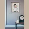 Example of the Manuelita print displayed in a home.