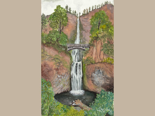 Multnomah Falls Giclée Print