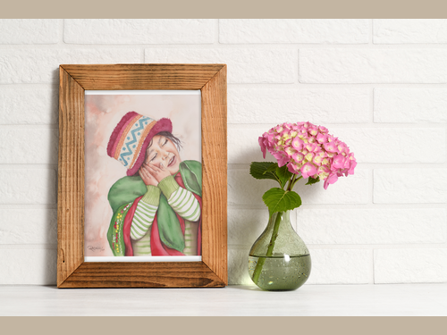 Learning to Music Giclée Print