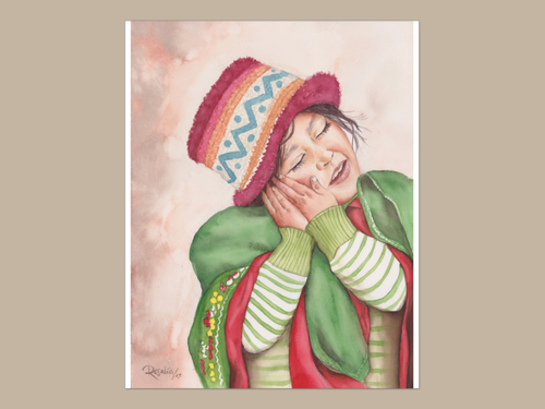 Learning to Music Giclée Print