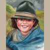 Reproducción Giclée Niña de los Andes