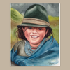 Reproducción Giclée Niña de los Andes