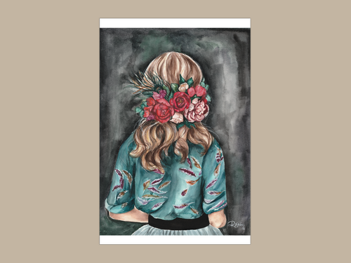 Flower Girl Giclée Print
