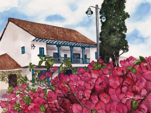 Reproducción Giclée La Casa de la Artista