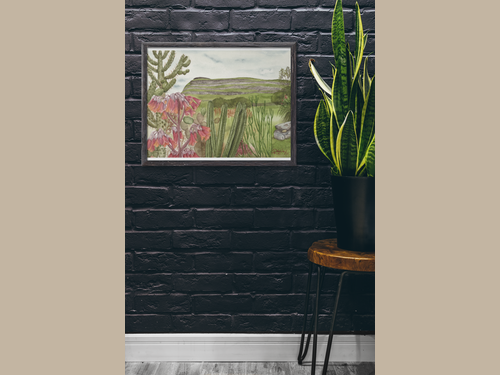 Pumpapungo Cactus Giclée Print