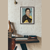 Example of the Yurak print displayed in a home office.